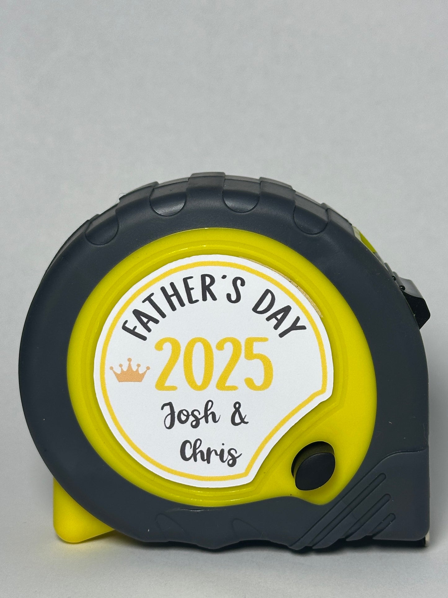 Fathers Day Tape Measure - Personalised 8m