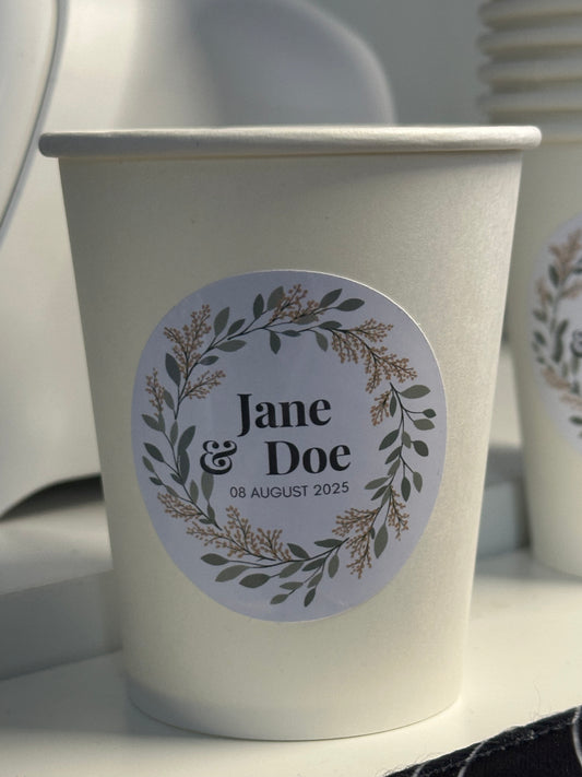 20PCS Custom Paper Cups 250ml