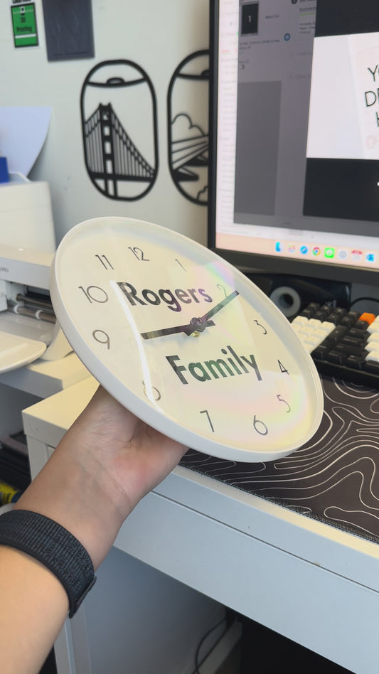 Personalised Wall-Clock